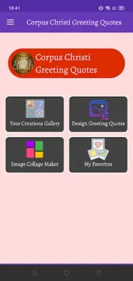 Corpus Christi Greeting Quotes android App screenshot 7